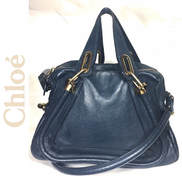 chloe navy bag